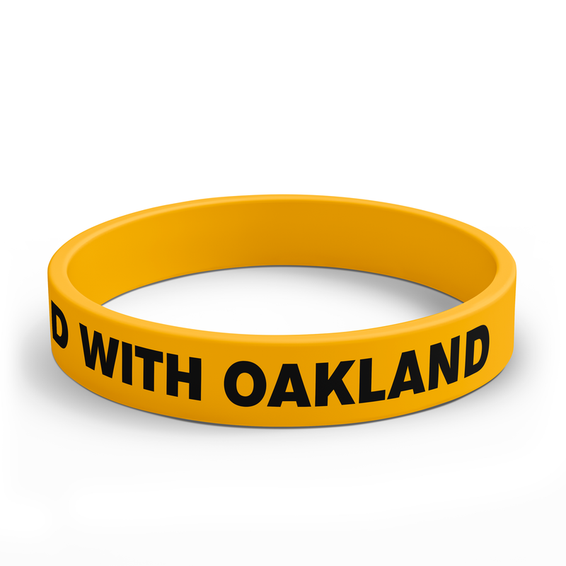 I STAND WITH OAKLAND WRISTBAND