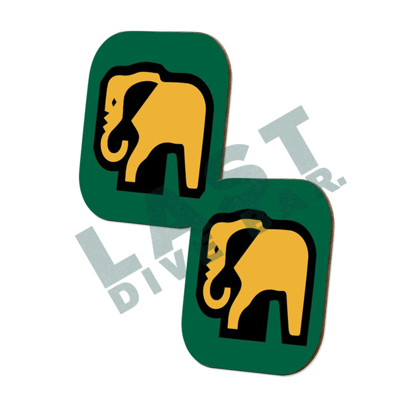 Elephant Coasters Set Of 2
