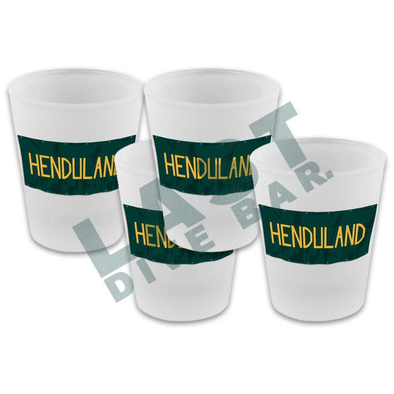 Henduland Frosted Shot Glass Set Of 4