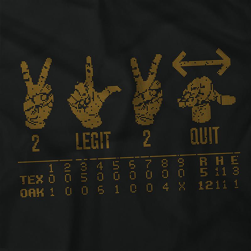 Ladies 2 Legit 2 Quit Tee