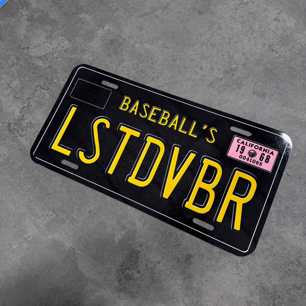1968 Replica License Plate