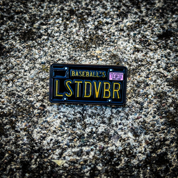 1968 License Plate Pin