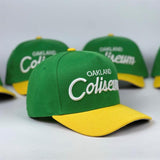 Classic Coliseum Font Snap Back Hats