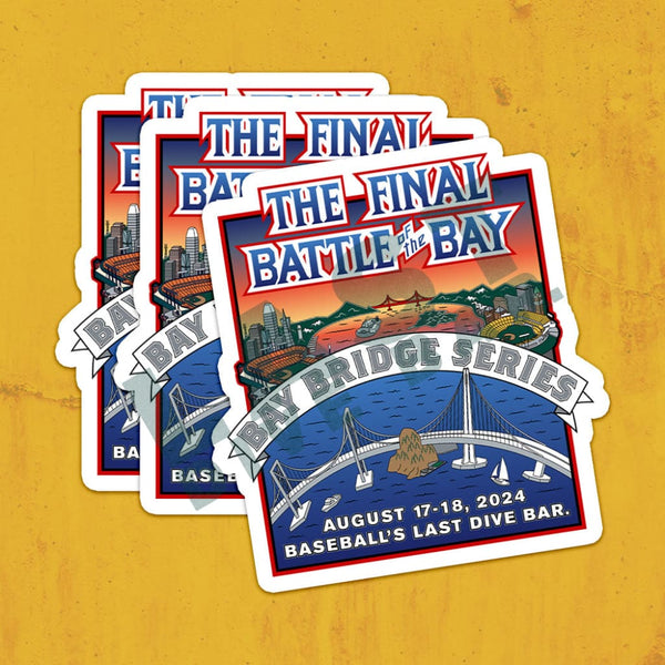 The Final Battle Of Bay Stickers X3 Small