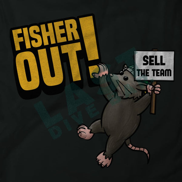 Ladies Fisher Out! Possum Tee Shirt