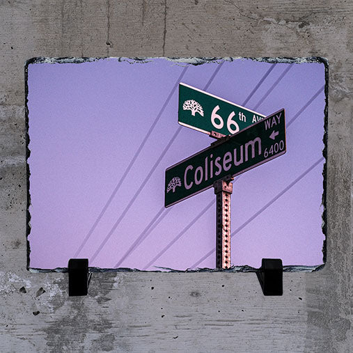 66th and Coli Photo Slate Photo Print