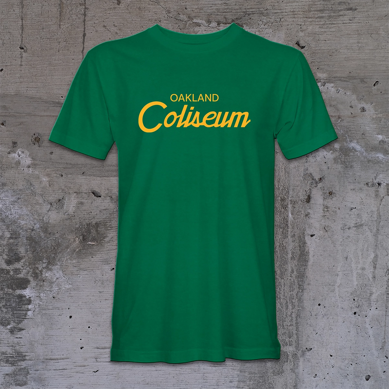 Oakland Coliseum Classic Font  Tee