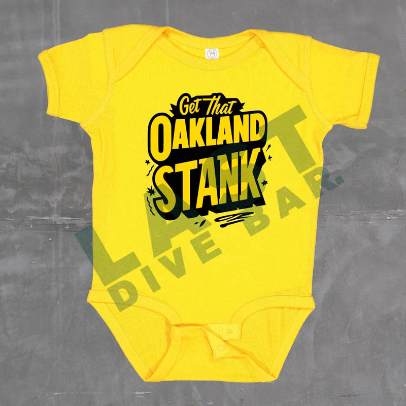 Oakland Stank Baby Bodysuit Nb