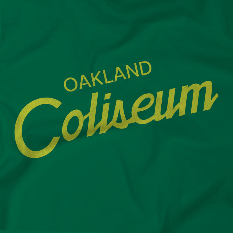 Oakland Coliseum Classic Font  Tee