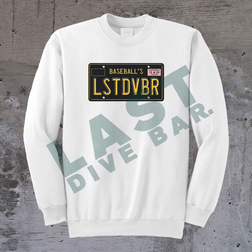 68 LSTDVBR Plate Crewneck Sweater – Last Dive Bar