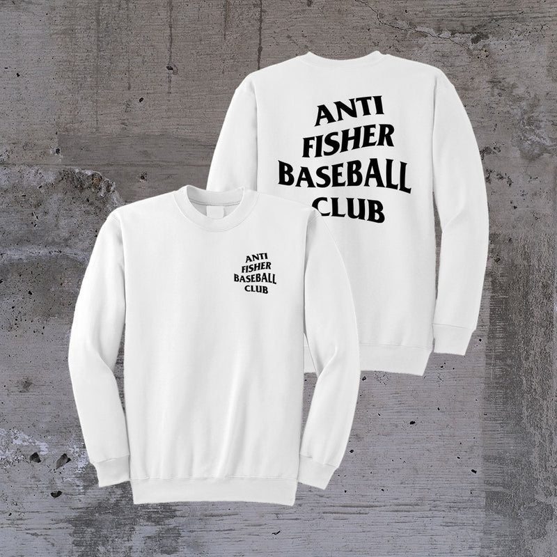 Anti Fisher Baseball Club Crewneck Sweater