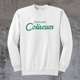 Oakland Coliseum Classic Font Crewneck Sweater