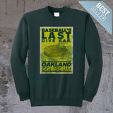 Last Dive Bar Poster Crewneck Sweater S / Forest