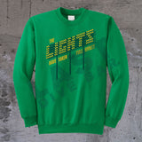 The Lights Crewneck Sweater S / Kelly