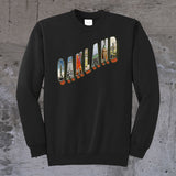 Oakland Postcard Crewneck Sweater