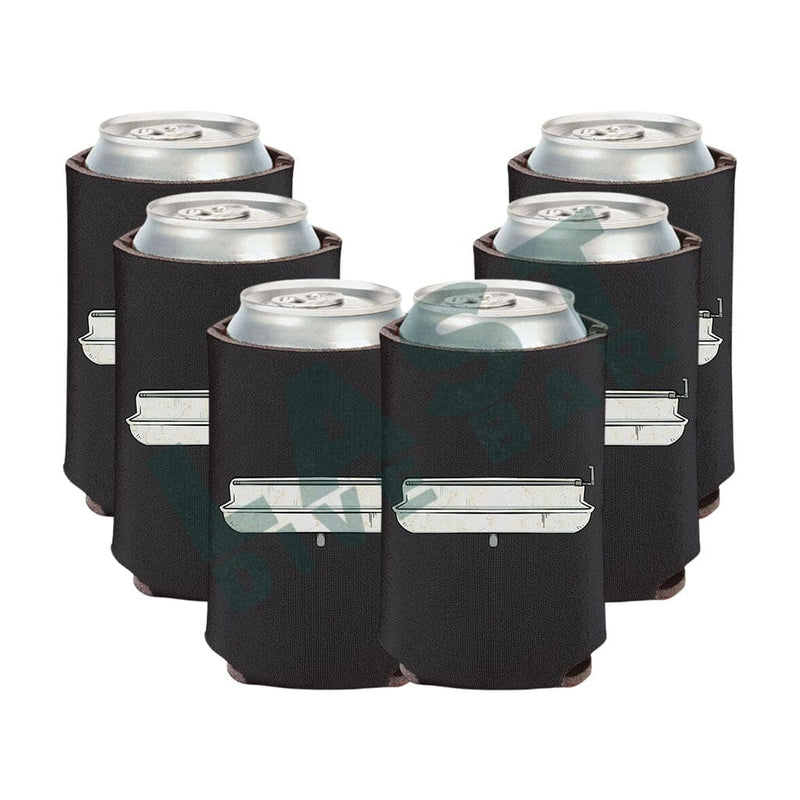 Dirty Trough Can Cooler Set Black / 6-Pack