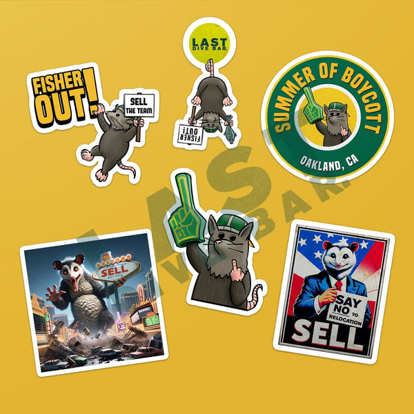 Get ’Em All! Rally Possum Sticker Pack
