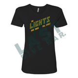 Ladies The Lights Tee S / Black Shirt