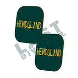Henduland Coasters Set Of 2