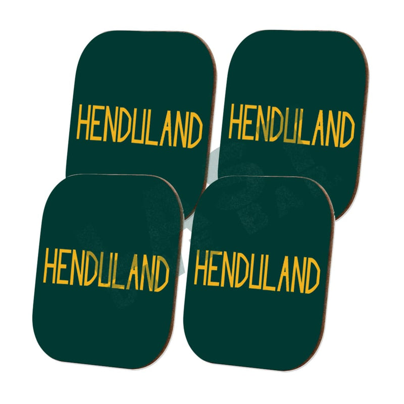 Henduland Coasters Set Of 4