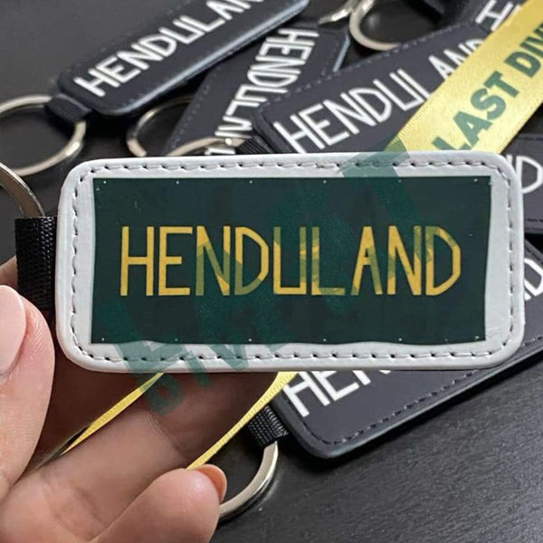 Henduland Banner Keychain