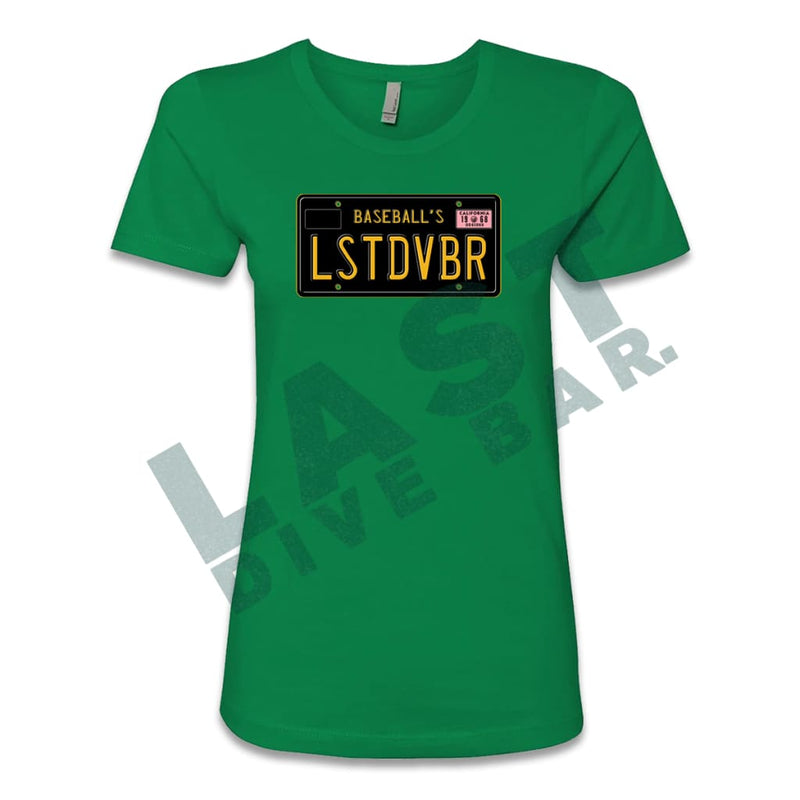 Ladies 68 Lstdvbr Plate Tee S / Kelly Shirt