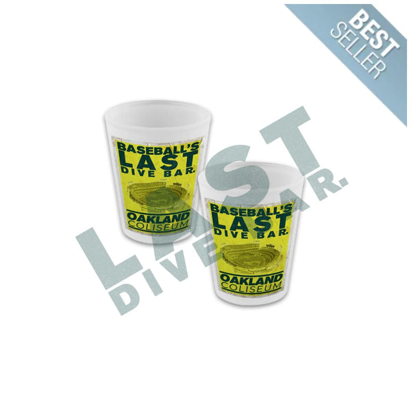 Last Dive Bar Frosted Shot Glass Set Of 2