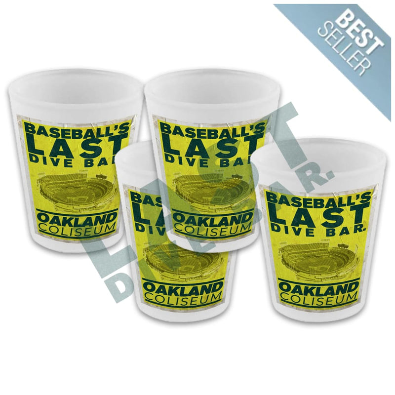 Last Dive Bar Frosted Shot Glass Set Of 4