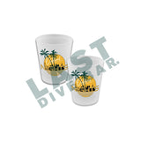 Oakland Nights Frosted Shot Glass Set Of 2