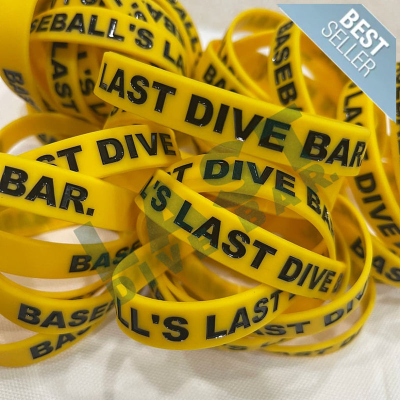 Baseballs Last Dive Bar Wristband Individual