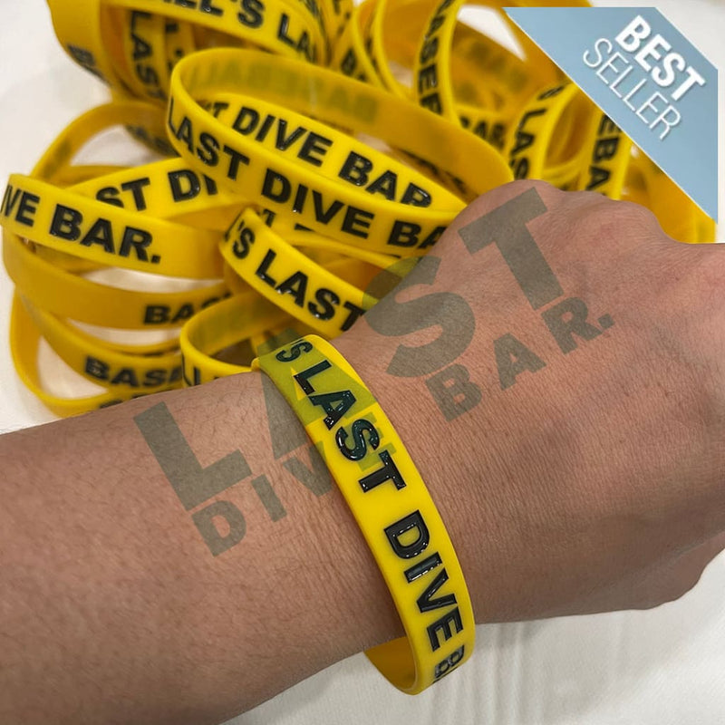 Baseballs Last Dive Bar Wristband