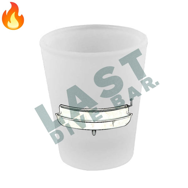 Trough Frosted Shot Glass Individual