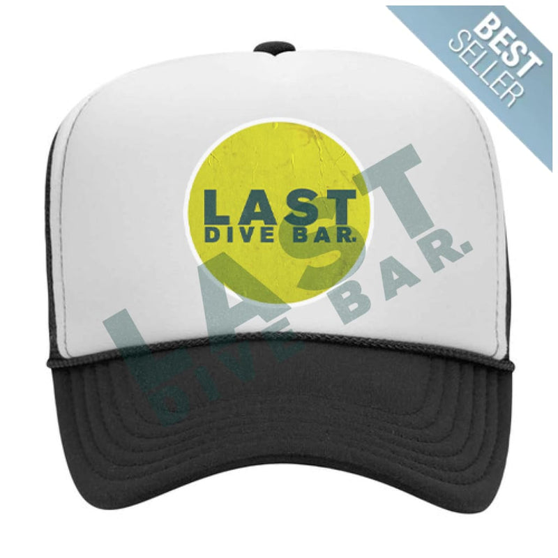 Last Dive Bar Logo Trucker Hat